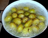 A picture of step 1 of Mike's Salted Irish Pub Garlic Potatoes.