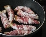 A picture of step 4 of Pork-Wrapped King Oyster Mushrooms With Salt-Based Sauce.