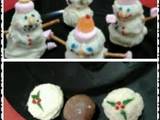 Ladybirds Christmas Snowman and Christmas Pudding Truffles