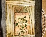 Vajban sült lazac spárgával recept fázis 2 fotója