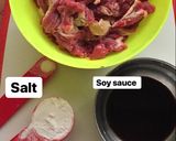 A picture of step 1 of Easy beef stirfry.