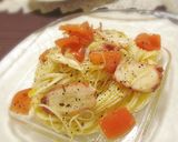 A picture of step 10 of Authentic Chilled Pasta with an Oil Based Sauce.