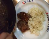 A picture of step 8 of Hatsudai-style Beef Rump Steak with Shiso.