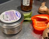 A picture of step 1 of Cookpad kitchen’s fridge-raid mackerel pâté/rillettes omelette 🍳.