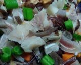 Hình bước làm 2 của món Chả hoa ngũ sắc