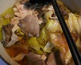 A picture of step 4 of Easy on the Stomach! Soy Milk Hot Pot for a Late Night Dinner.