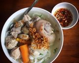Hình bước làm 5 của món Trời mưa lạnh ! 1 tô nui thập cẩm ấm lòng ngày mưa phải không cả nhà