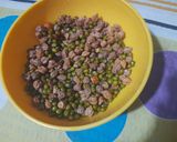 A picture of step 1 of Sprout chaat.