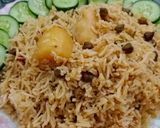 A picture of step 8 of Choliya chawal.