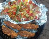Une image de l'étape 4 de Petit barbecue et ses legumes.