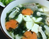 Hình bước làm 8 của món Canh nấm rong biển cà rốt
