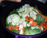 A picture of step 10 of Cozido à Portuguesa (Mixed Meat Stew).