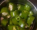 Rajasthani mirchi ke tarpole recipe step 1 photo