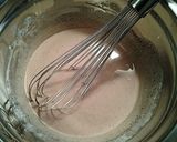 A picture of step 11 of Fresh Strawberry Chiffon Layer Cake with Chocolate and Strawberry Whipped cream.