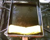 A picture of step 3 of Sweet Tamagoyaki with Dashi.
