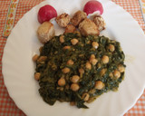 Foto del paso 9 de la receta: Espinacas con garbanzos