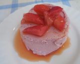 A picture of step 12 of No-bake, No-crust Strawberry Cheese Cake.