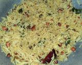 A picture of step 3 of Lemon rice.