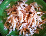 Foto del paso 5 de la receta: Pescado blanco en tiras con alubia y mayonesa de ajo perejil