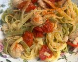 Foto del passaggio 3 della ricetta Tagliatelle con Ragù di Scorfano e Pomodorini Datterino