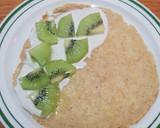 Foto del paso 3 de la receta: Crepas dulces de avena con kiwi y chocolate
