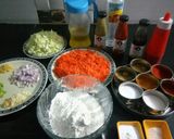 A picture of step 1 of Veg Dry Manchurian.