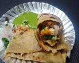 Tandoori chicken cheese wrap recipe step 6 photo
