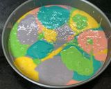 Foto del paso 4 de la receta: Pastel arcoíris facilísimo