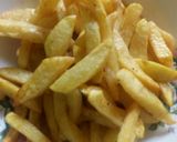 A picture of step 5 of Masala fries #indiandishcontest.