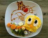 รูปขั้นตอนการทำที่ 4 ของ ไข่ Tweety