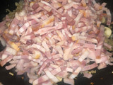 Salsa de bacon y champiñones