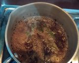 A picture of step 4 of Tulsi Chai.