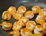 A picture of step 3 of Crispy Fried Shrimp with Egg Kimchi.