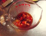 A picture of step 1 of Boiled Chicken with Spicy Hot Tomato Ponzu Sauce.
