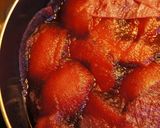 A picture of step 3 of Apple Compote with Red Wine.