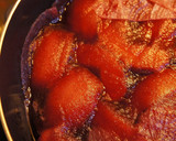 A picture of step 3 of Apple Compote with Red Wine.