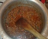 A picture of step 4 of Spaghetti bolognese.