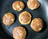 A picture of step 2 of Raw Jackfruit Tikki.