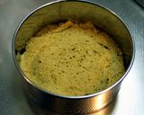 A picture of step 7 of Uji-Kintoki Inspired No-Bake Cheese Cake with Condensed Milk and Adzuki.