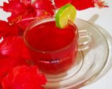 A picture of step 3 of Hibiscus Tea.