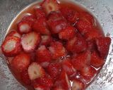 A picture of step 2 of Easy Strawberry Jam in a Microwave.