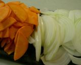 A picture of step 1 of Carrot Potage.