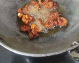 A picture of step 5 of Besan Karela Fry.