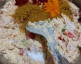 A picture of step 1 of Healthy oats paneer chilla.