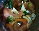 A picture of step 2 of Sabut masoor ki daal.