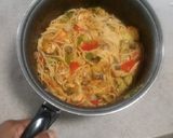 A picture of step 10 of Spaghetti fiesta.