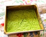 A picture of step 6 of White Chocolate Green Tea Brownie.