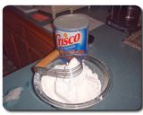 A picture of step 1 of Southern Pie Crust.