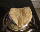 A picture of step 4 of Ragi roti.