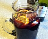 A picture of step 5 of Blood Orange Red Sangria.
